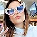 GERRIT Bachelorette Party Bride Sunglasses, Heart Shaped Shiny Bling Diamond Pearl Glasses for Women Bridesmaid Bride to Be Party Gift Accessories