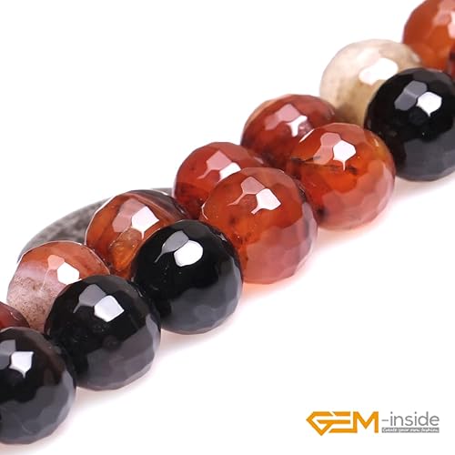 Miniatura 3 de GEM-Inside Dream - Cuentas sueltas de ágata de 0394in con piedra de energía de cristal hecho para hacer joyas de 15 pulgadas