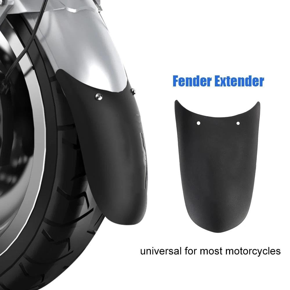 Parafango Hugger Estensione Parafango Posteriore Universale Per Moto Protezione Anti-spruzzi Parafanghi Accessori Per Moto Da Cross(Black Front)