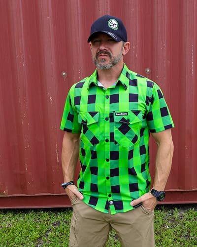 Demons Behind Me Incredible H Light-Weight 4-Way Stretch Button Up2