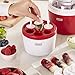 DASH Everyday Ice Cream Maker for Gelato, Sorbet, Frozen Yogurt + Ice Pop Molds, with Mixing Bowl & Ice Pop Molds + Recipe Book, 1 Quart - Red