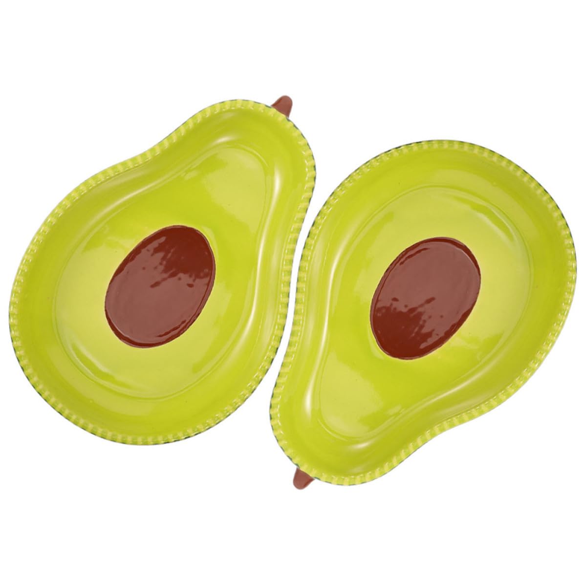Bols en céramique d'avocat lot de 2 pour dessert salade de fruits et déco