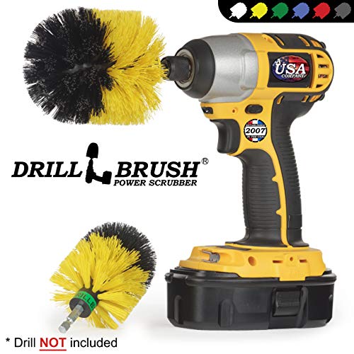 Bathroom - Cleaning Supplies - Drill Brush - Bathroom Accessories - Spin Brush - Shower Cleaner - Shower Curtain - Shower Door - Bathtub - Bath Mat - Sink - Tile - Grout Cleaner - Baseboard - Flooring #TOP3