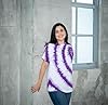 Colortone 100% Cotton Tie Dye T-Shirts for Men and Women, Swirl Purple, 3XL #1