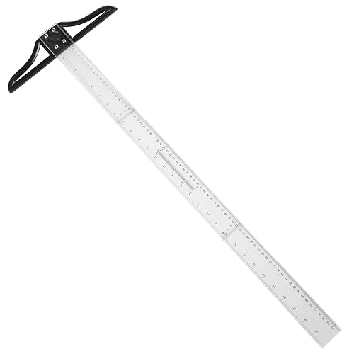 Frienda 29.5 Inch Clear T Square Ruler for Crafting Drafting Art Framing | Scratch-resistant Acrylic, Acrylic Transparent Precision Measuring Tools for Student Artists School Supplies Gift