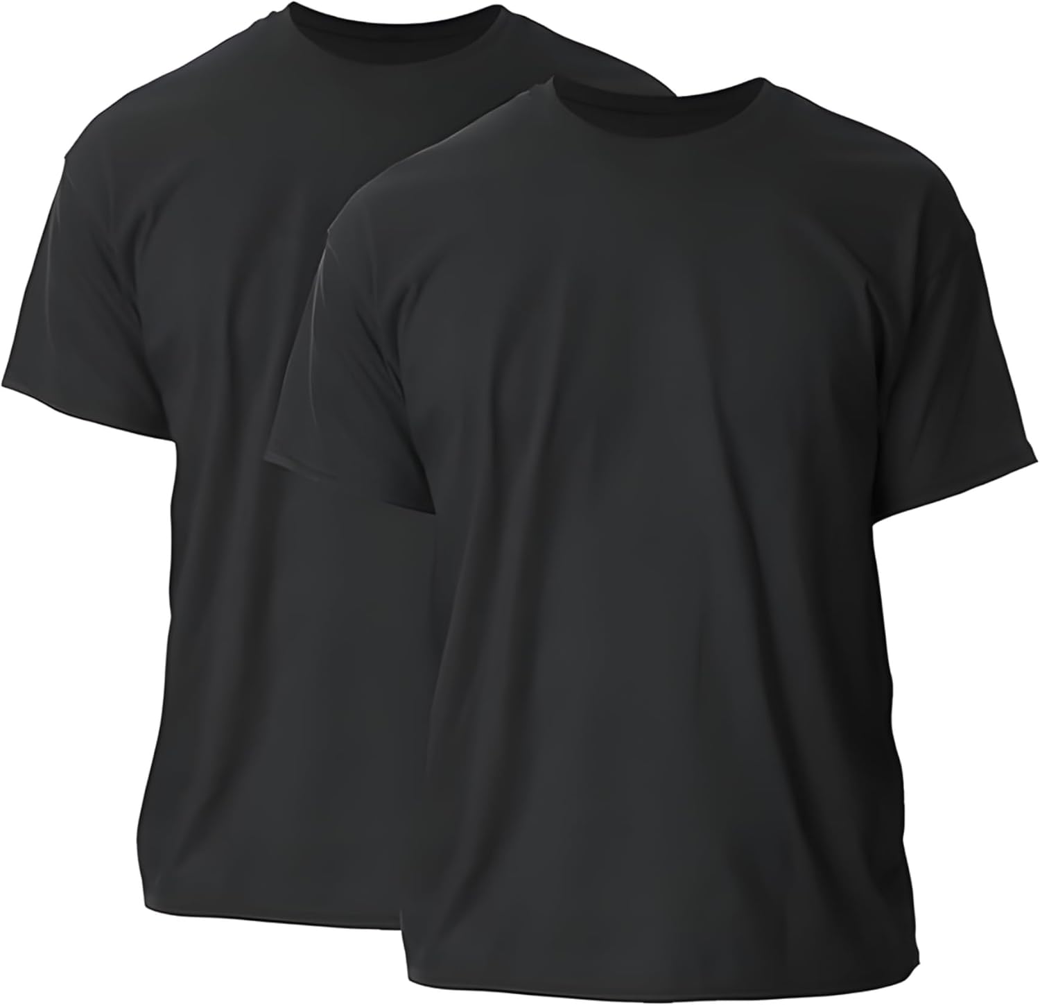 Men’s Breathable Crew Neck Short Sleeve Cotton T-Shirts Comfortable Summer Tees, S-4XL