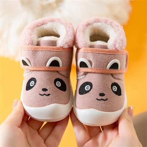Toddler Boy Girl Shoes Winter Non Slip Card Panda Cartoon Warm Toddler Soft Bottom Shoes Sneakers Toddler Kid2