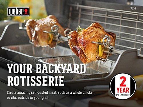 Weber 7653 Rotisserie for Use with Genesis II & II LX 4 & 6 Burner Grills - Thumbnail 2