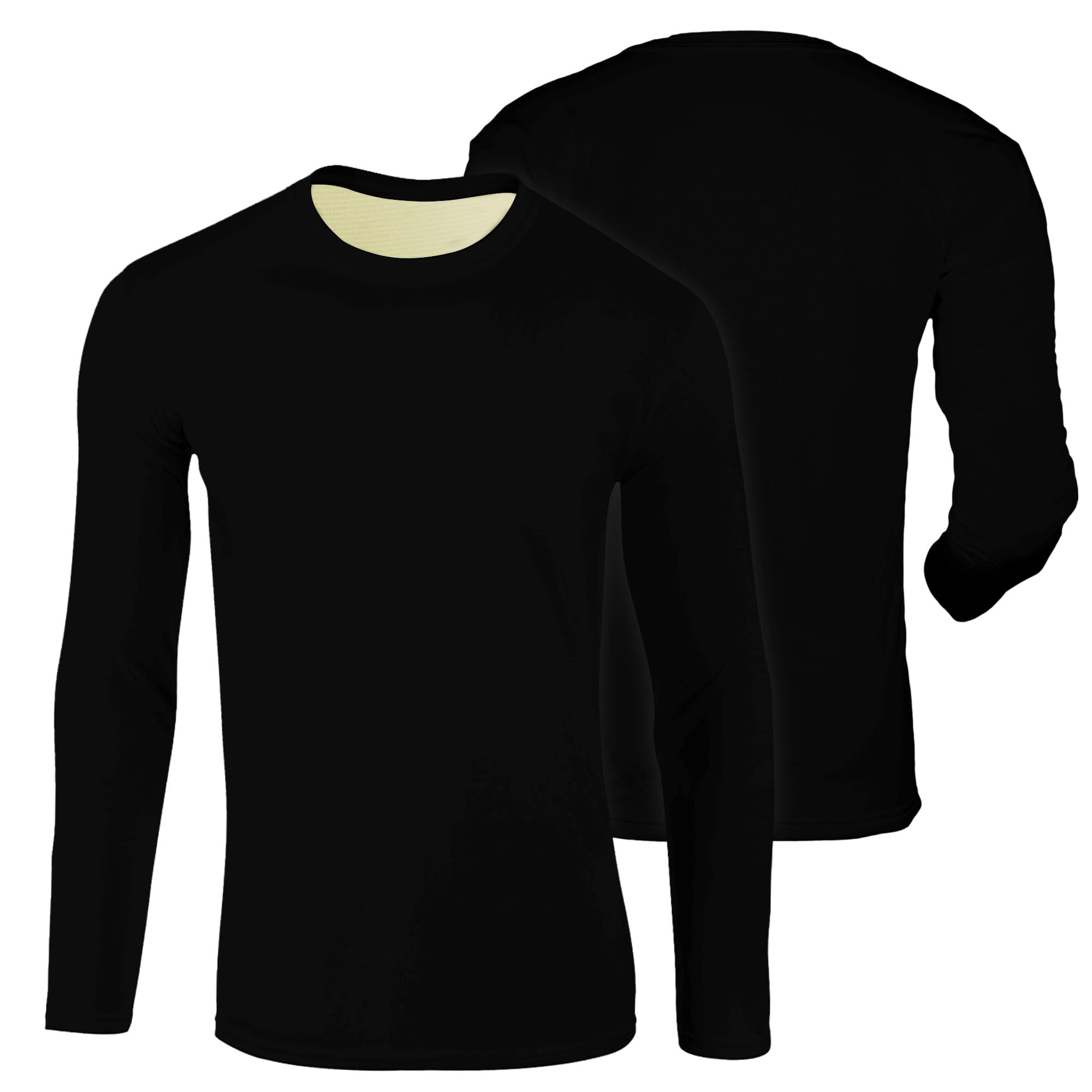Bikers Gear - Camisa protectora para motocicleta Kevlar, camisa blindada pesada GSM Dupont™ Kevlar® aramida con armadura protectora para motocicleta