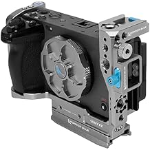 KONDOR BLUE| Cage Only for Sony FX3/FX30 Cage | Multiple Mounting Optons, NATO Rails, Safety Pin Cold Shoe, Built-in Hex Tools, Modular Design for Professional Workflows | Space Gray