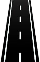 Vista 1 de Racetrack Floor Running Black Racer Party Decoration Mat Road Table Runner Long Racetrack Tablecloth Drag for Party(Simple Style,16 ft X 2 ft)