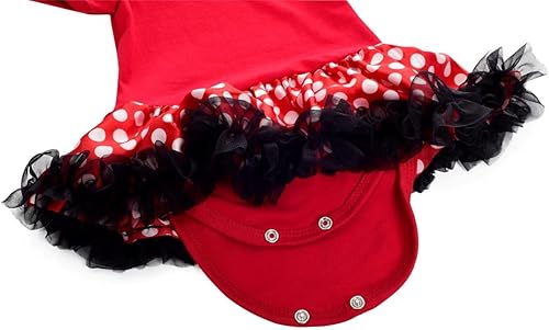 Miniatura 9 de Lito Angels Disfraz de princesa para bebé niña, mameluco para Halloween, Navidad