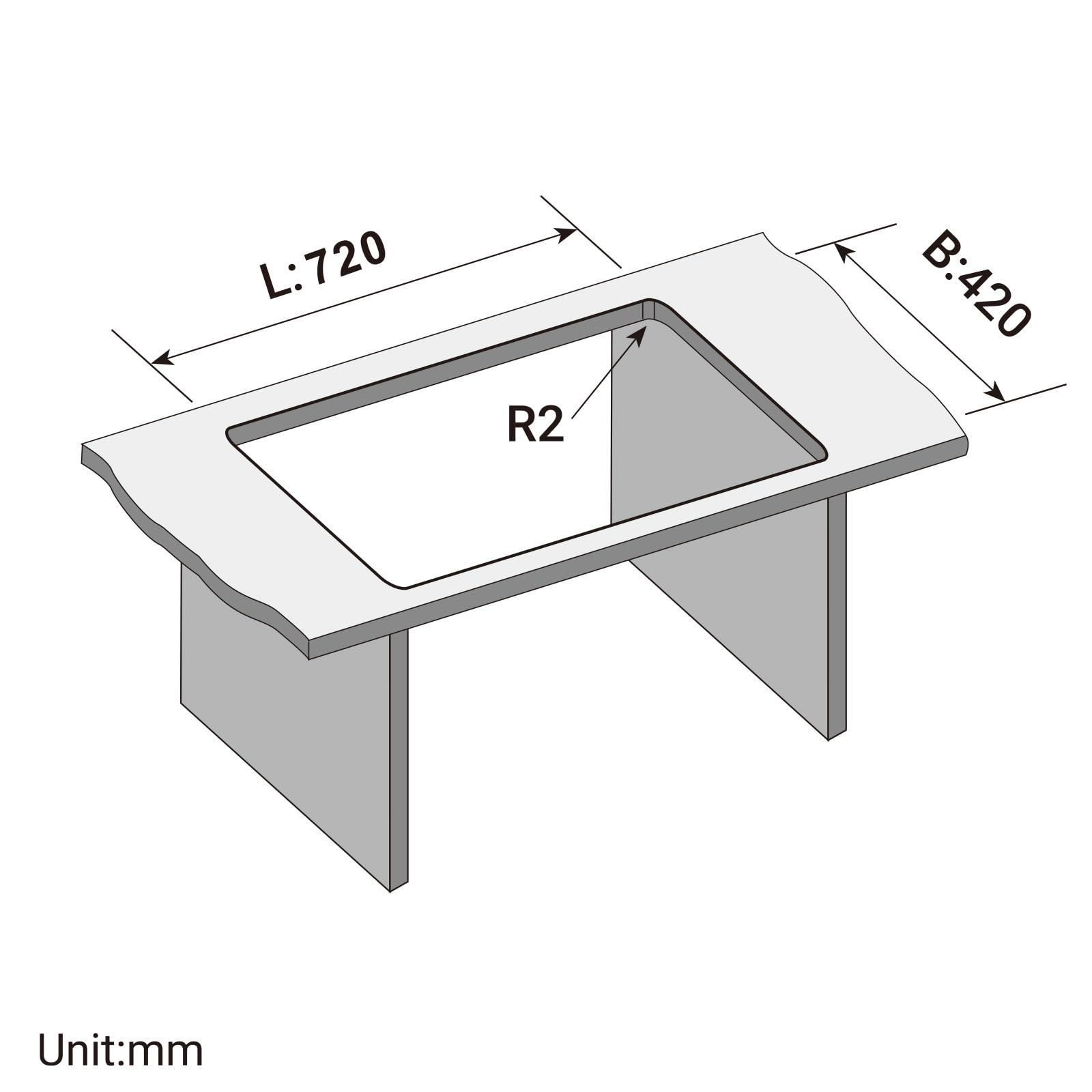 CECIPA Lavello Cucina 1 Vasca 75x45 cm, Lavandino Cucina con Tenda a Rullo Scarico, Lavello in Acciaio Inox 304 per Mobile di lunghezza 80cm con Sifone e Scarico