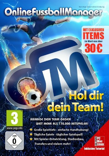 Preisvergleich Produktbild Online Fussball Manager, PC Spiel, benötigt Internetverbindung
