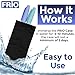 FRIO Cooling Wallet - Insulin Cooler for 45+ Hours of Stress Free On The Go - Black - Duo