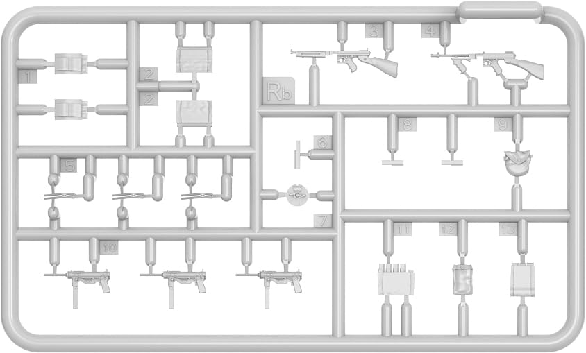 Amazon | ミニアート 1/35 イギリス軍 戦車乗組員・歩兵用武器セット