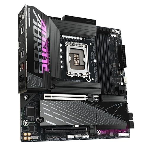 GIGABYTE B860M AORUS ELITE WIFI6E Scheda madre - CPU Intel Core Ultra, VRM a 12+1+2+1 fasi, fino a 9200MHz DDR5, 1xPCIe 5.0 + 2xPCIe 4.0 M.2, LAN 2,5 GbE, WIFI 6E, Thunderbolt - Scheda madre - Immagine 2