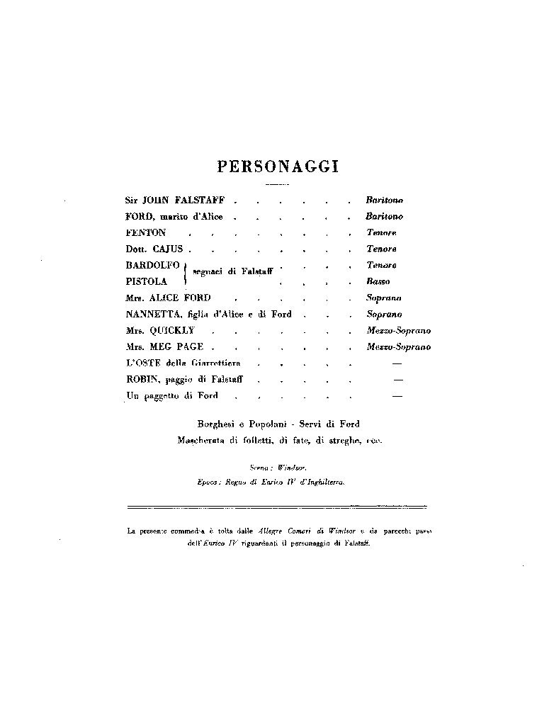 Falstaff - Score - Image 2