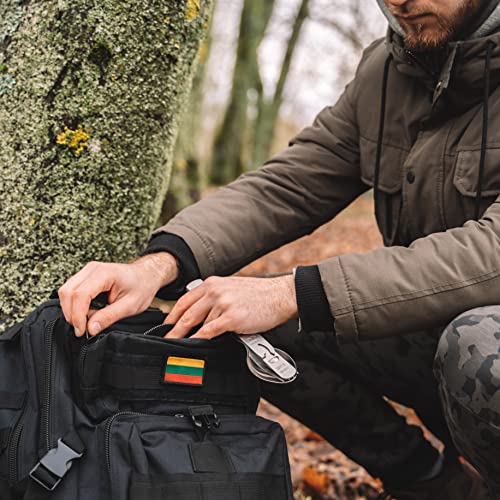 German Cutlery Set 4 Pieces Eating Utensils Military Style Spoon Fork Knife Kit Flatware Multi-Tool Camping Bottle Can Opener Stainless Steel New #TOP6