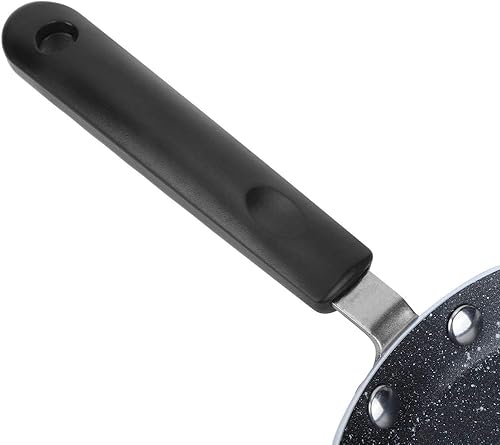 Miniatura 3 de Sartén antiadherente de fondo plano para cocina de inducción, conducción rápida del calor, mango reforzado, segura e higiénica, adecuada para