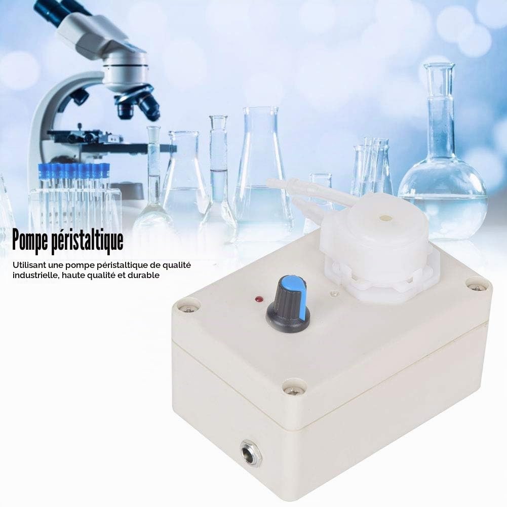 Pompe péristaltique de 1 ml-250 ml/min, pompe de dosage 50/60 Hz, prise US 110-240 V pour analyse biochimique
