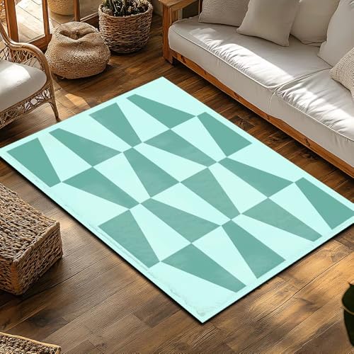 Tapis géométrique moderne antidérapant 70x120 de décoration intérieure