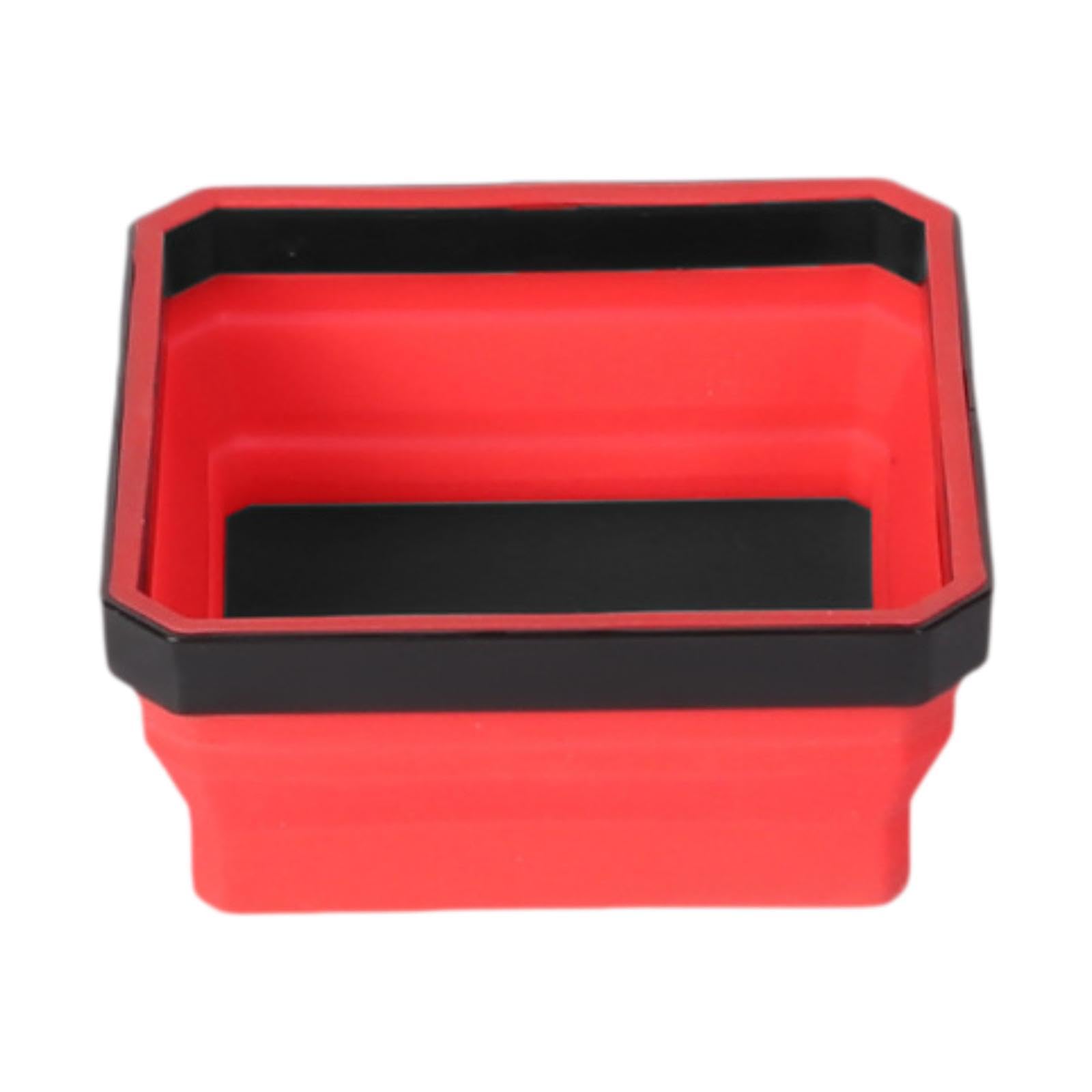 Bandeja magnética de silicona plegable pack de 3 organizadores de tornillos