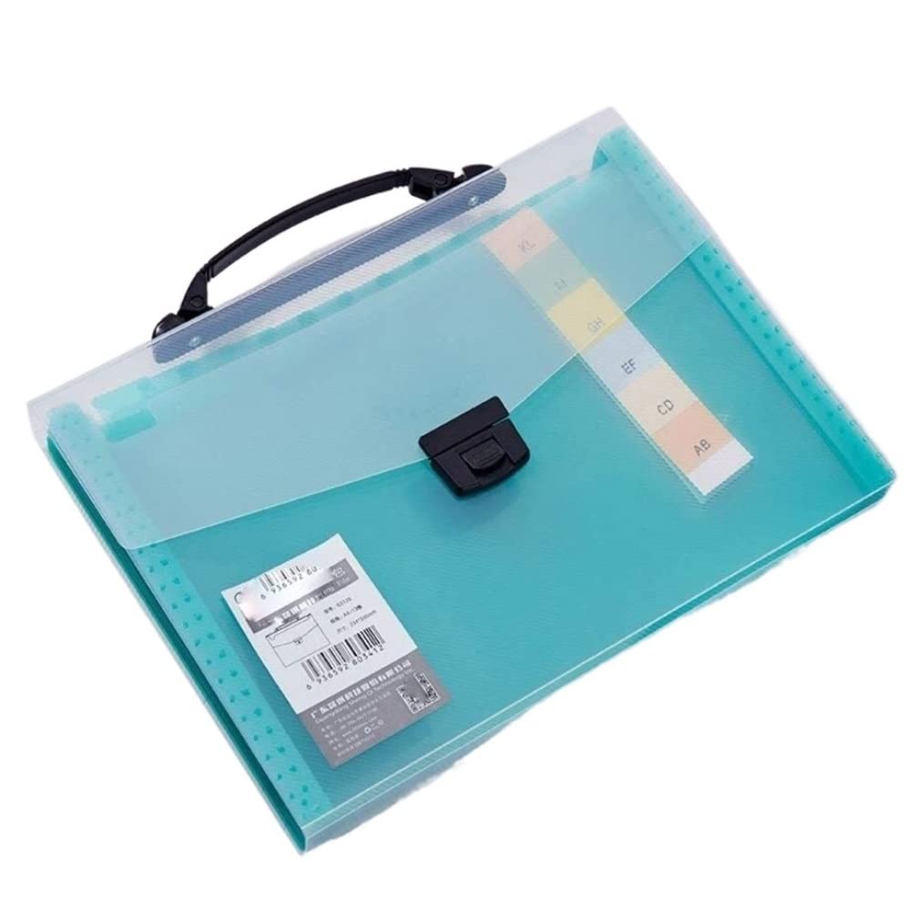 Mappe Schnellhefter Aktenordner 3pc 13 Pockets-Griff tragbare erweiterbare mehrfarbige A4-Akkordeon-Dateimanager Business Office Student Geschenke Sammelmappe (Color : C, Size : 3PC)
