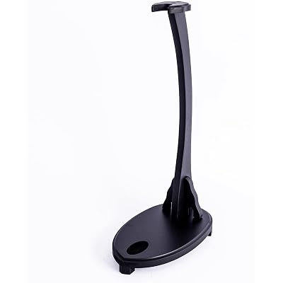 Vertical Sword Stand Display, Black Swan Shape, 29x58.5cm, Velvet Padded, for Katana Samurai Swords (B)