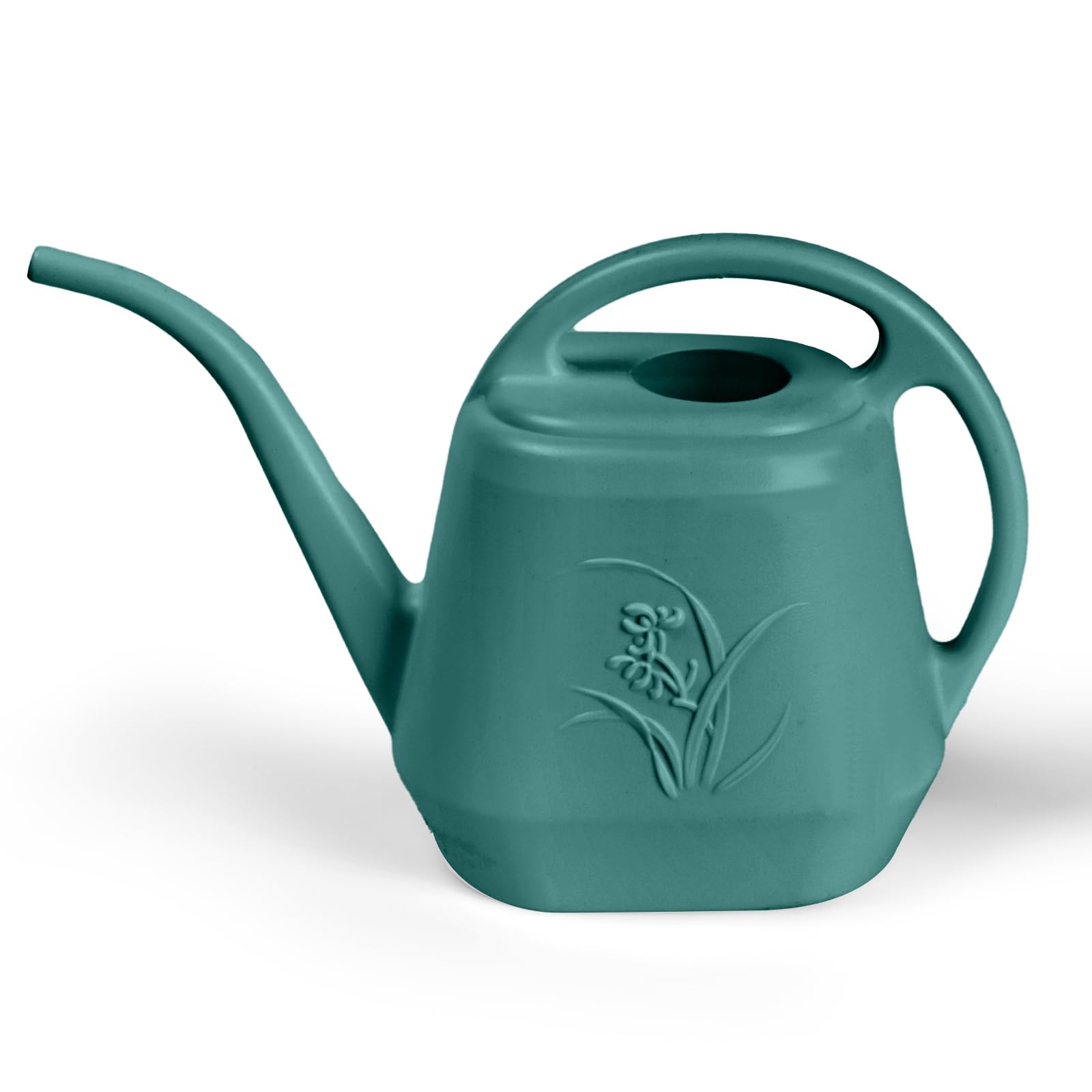 Plastic Watering Can - for Indoor and Outdoor Plant - 1/2 Gallon -Green
