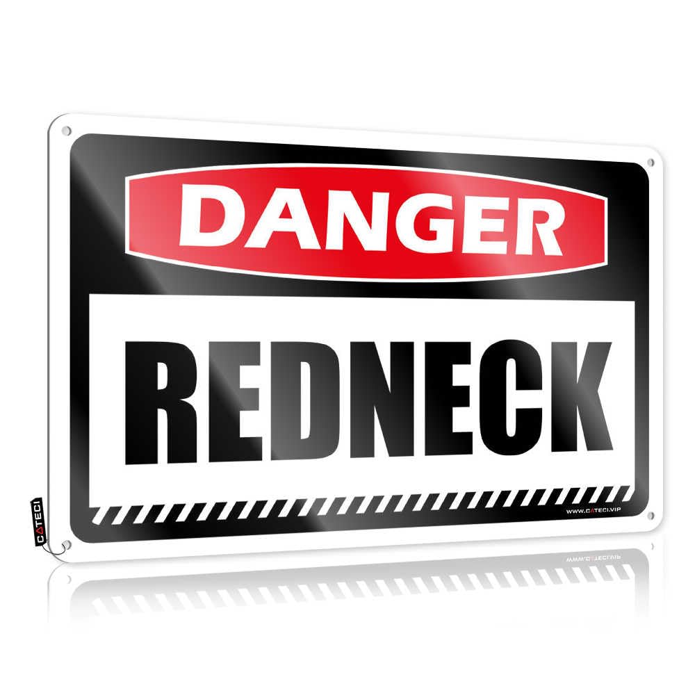 Fzfn Men's Colour Classy Decorations, Custom Danger Redneck | Farmhouse Bar Decor(30X40cm)