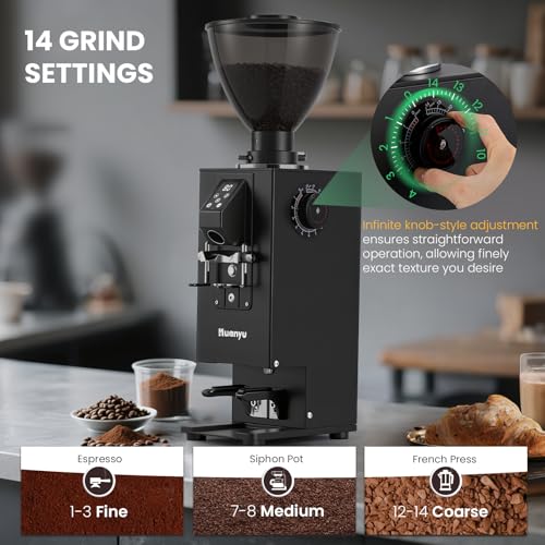 Huanyu 64mm Grinder with Auto Tamper