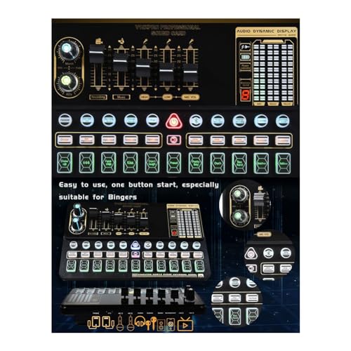 Ensemble de podcast carte son et micro BM800 pour live streaming