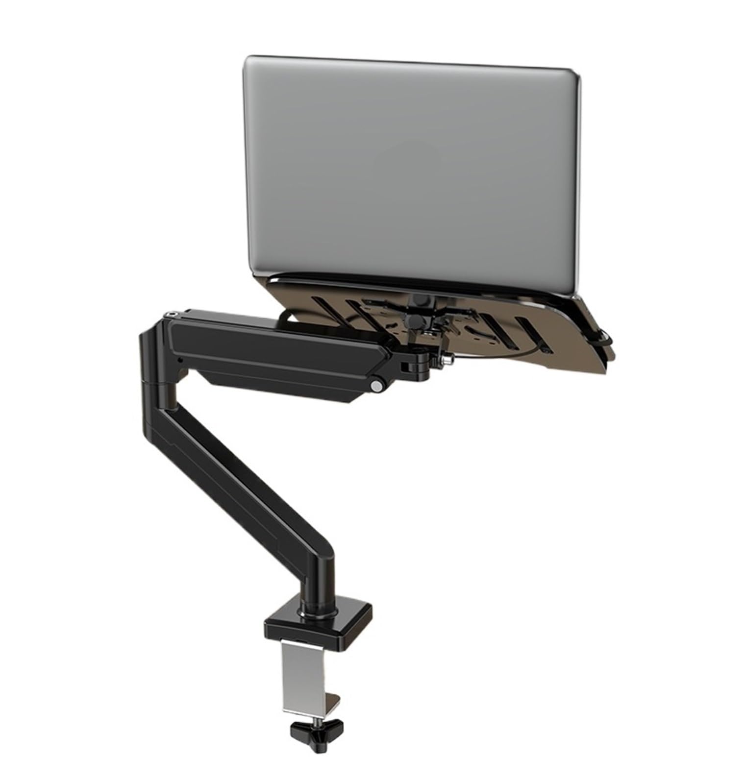 Ikpgbzxm 23In Monitor Robotic Arm Stand For Drill-Free Dual Screens(23In)