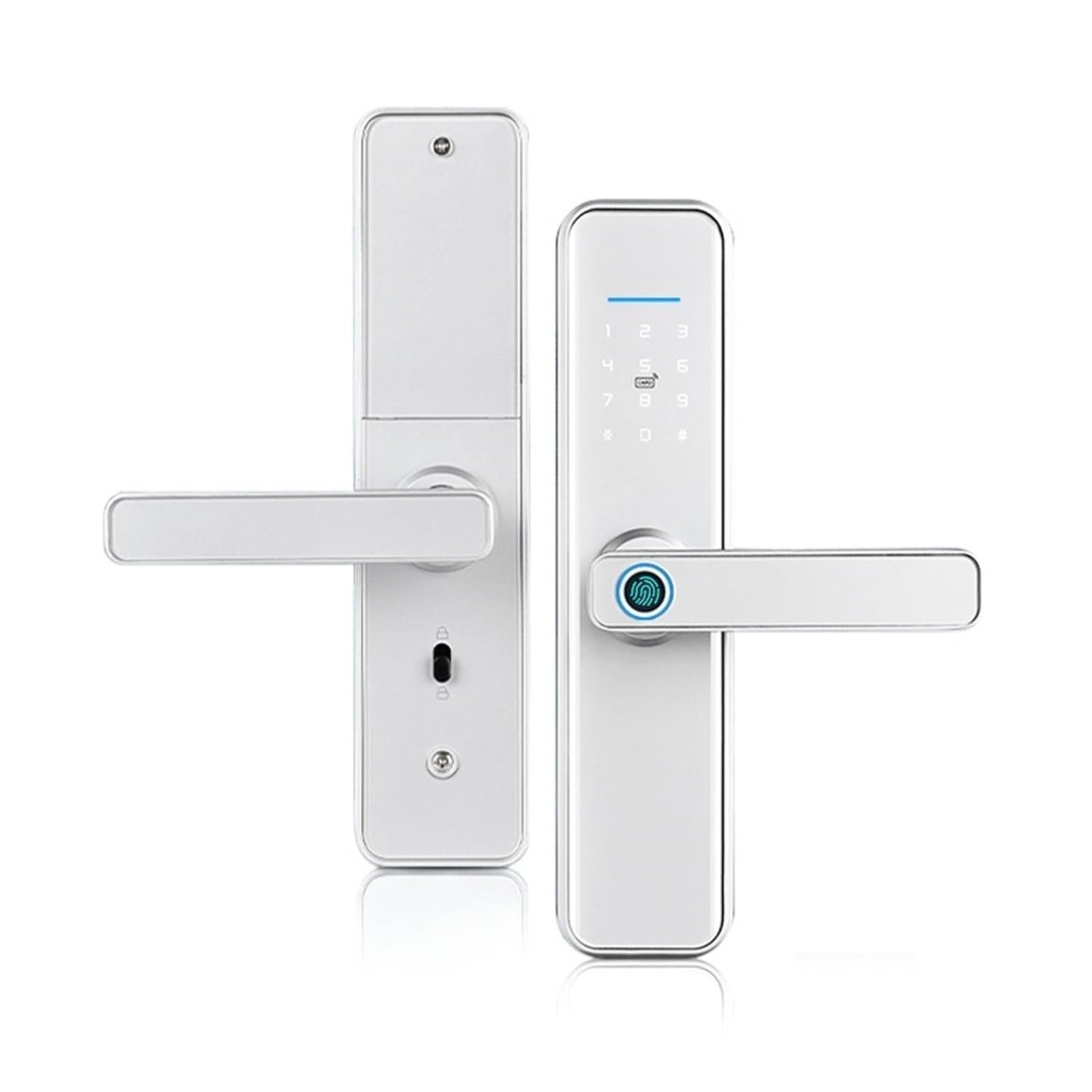 Impronta digitale impermeabile Tuya cerradura inteligente fechadura elettronica Sliver Smart Door Lock (Colore : X7tyS-no mprtise) wisdom