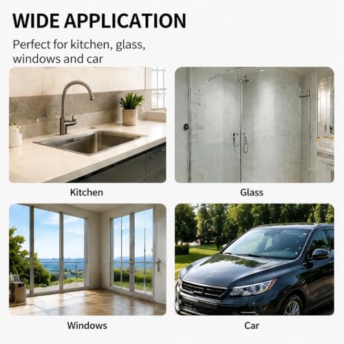 Paño de limpieza de vidrio de 5 piezas reutilizable para ventanas de hogar 5