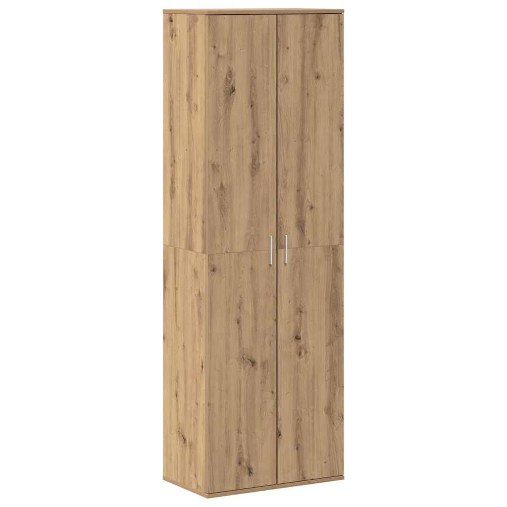 Armoire haute en chêne artisanal pour résoudre le manque de rangement