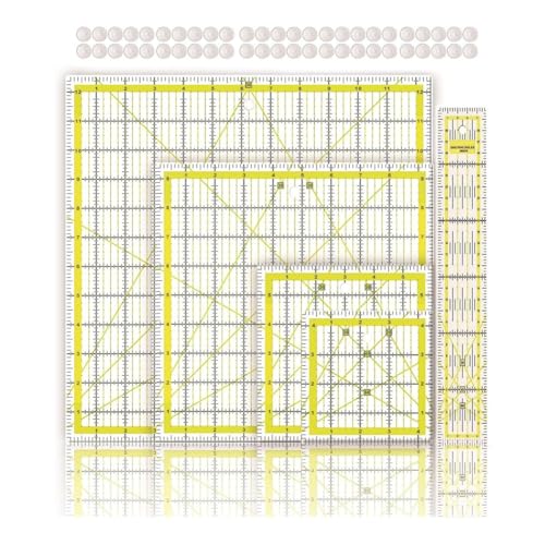 Règles de quilting modèles de coupe tissu pour couture et patchwork - 2