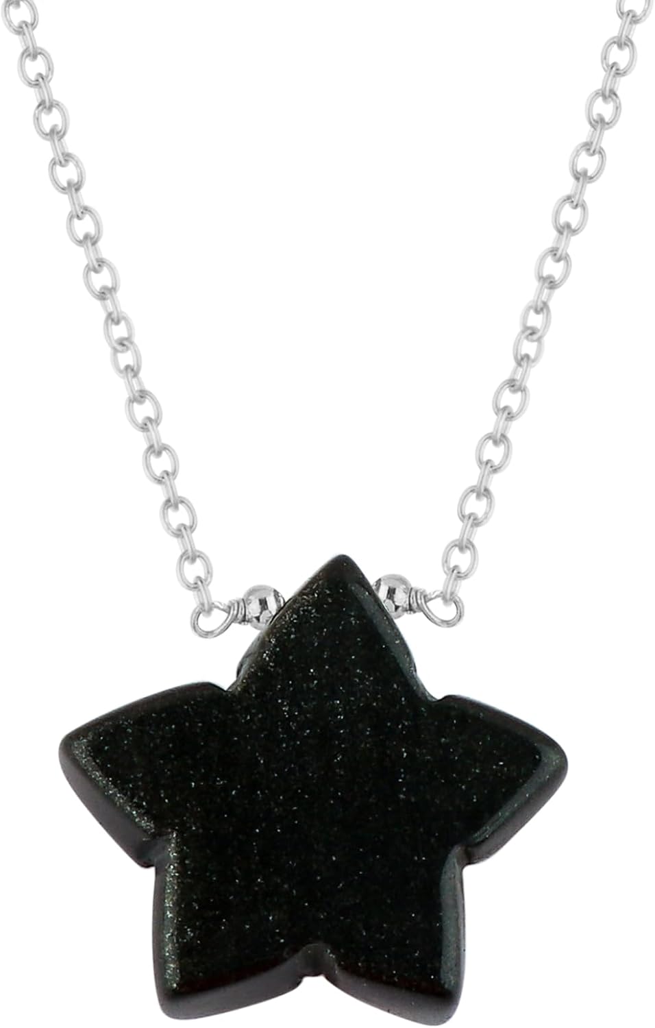 Natural Star Gemstones Pendant Necklace, Handmade Stone Pendant Jewelry, Healing Crystals, AAA Grade Stone, Adjustable Chain, Birthday Gift for Women, 18 Inch