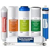 Photo Gallery ispring f7ku75 - set di cartucce di ricambio per filtro dell acqua ad osmosi inversa di 1 anno, per sistemi di filtrazione dell acqua ro a 7 stadi 75 gpd con filtri alcalini minerali e uv, 7 pezzi Photo Gallery ispring f7ku75 - set di cartucce di ricambio per filtro dell acqua ad osmosi inversa di 1 anno, per sistemi di filtrazione dell acqua ro a 7 stadi 75 gpd con filtri alcalini minerali e uv, 7 pezzi