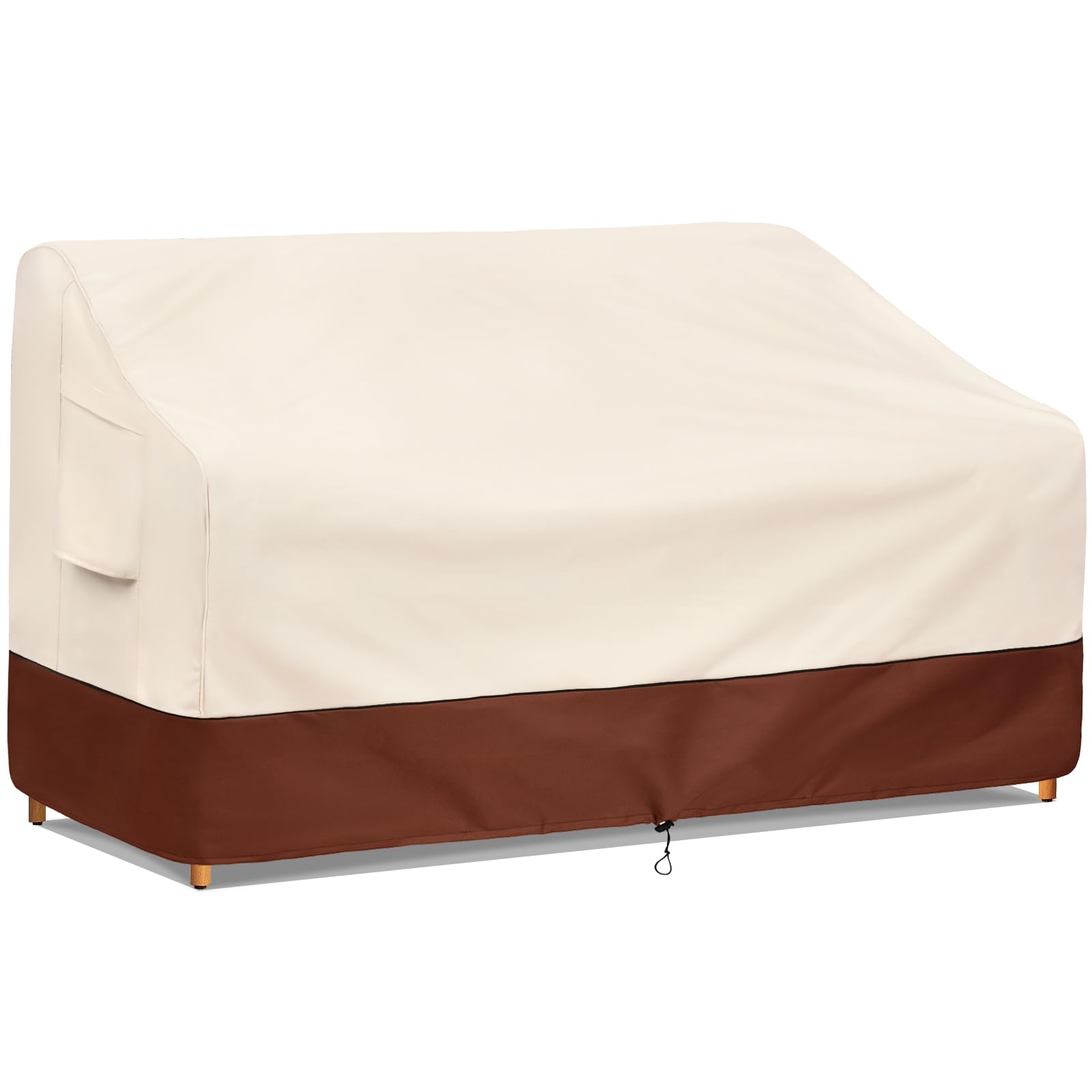 Fundas de sofá impermeables para muebles de exterior, fundas de sofá de patio de 3 plazas, se adaptan a hasta 85 pulgadas de ancho x 37 pulgadas de profundidad x 35 pulgadas de alto
