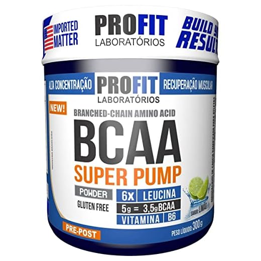 Profit Bcaa 6.1.1 Super Pump - Pote 300G - Limão