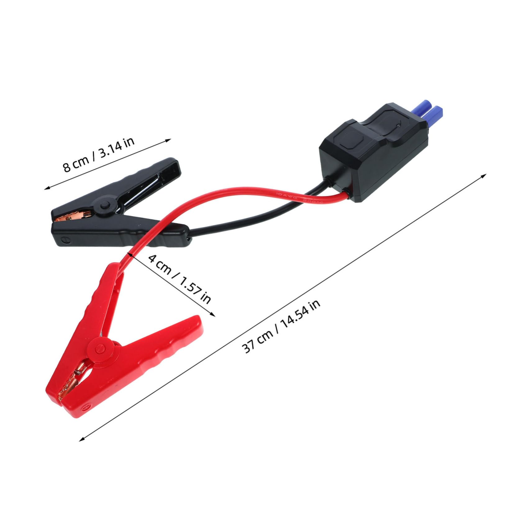 Gatuida 5piezas Cables De Arranque De Batería Inteligentes Para Vehículos Clip De Emergencia De Arranque Cables De Refuerzo Para Automóviles