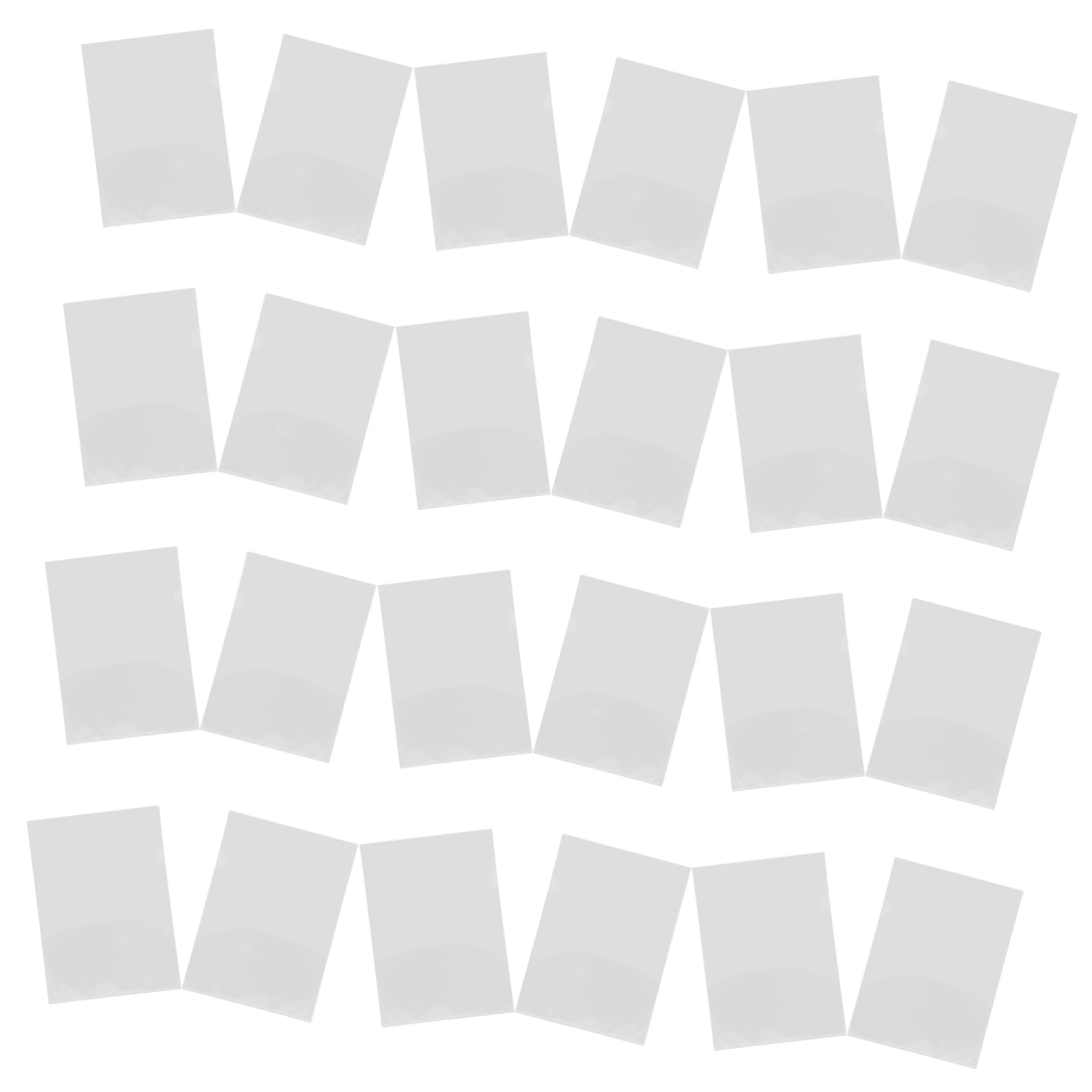 Uonlytech 100stücke Klarsichthüllen Dokumentenhüllen aus Transparentem Kunststoff Aufbewahrungslösungen für Papier Schutzhüllen für Scrapbooking-materialien Aktenhüllen Ablageordner