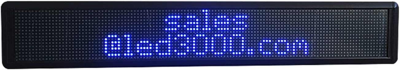 Protable Gym Timer Indoor Monochrome LED dis-Play Message Board LED Rolling Information Remote Control Advertising dis-Play Outdoor Digital Visibility (Color : Silver Size : X-Small) (Violet X)
