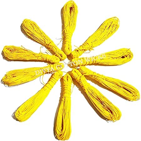 MITHILA JANEU Handmade YAGOPAVIT Pure JANEU (Yellow, 50)