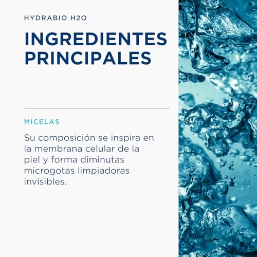 BIODERMA Hydrabio H2O - Agua Micelar Dermatológica - Limpia, Desmaquilla e Hidrata - Elimina Impurezas y Polución - Recomendada por Dermatólogos - Frasco 500 ml - imagen 7