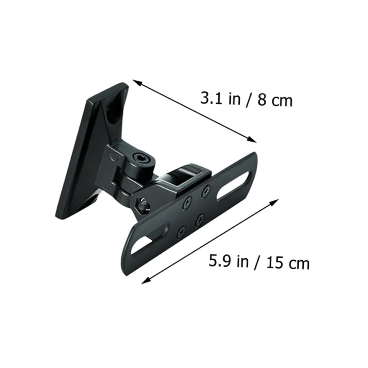 CONGARTENO Adjustable Wall Mount Speaker Stand Center Surround Speaker Bracket for Monitors Durable Space Saving Design for Teaching Broadcasting
