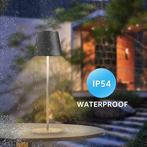 2x Lampada da tavolo a batteria LED Dimmerabile