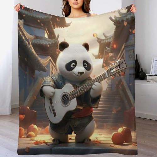Couverture chaude toutes saisons panda finie la sensation de froid sur le canapé - 2